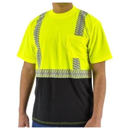 Special price Hi Vis Birdseye Mesh Shirts - Short or Long Sleeve, ANSI 2, Reflective Chainsaw Striping Just In