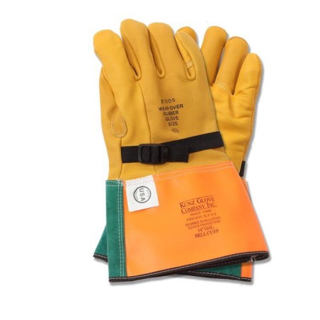 Special price 12 Pairs Kunz Goatskin Leather Voltage Glove Protectors - Arc/Puncture/Cut Just In