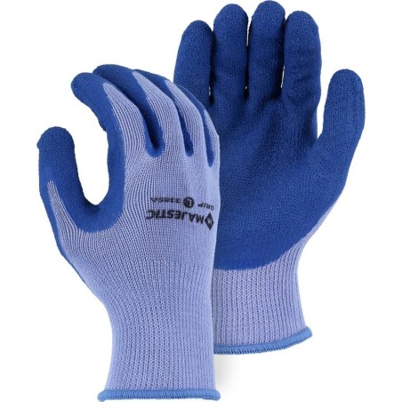 Special price Crinkle Latex Palm Dip Cotton Blend Glove (PK 12 Pairs) - Majestic In Stock