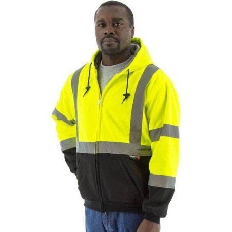 Special price Majestic Hi Vis Zipper Hoodie - Type R Class 3 Just Launched