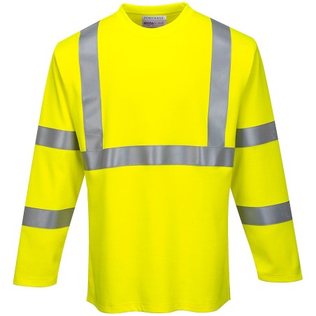 Special price Modaflame Knit Hi-Vis Long Sleeved FR T-Shirt New Release