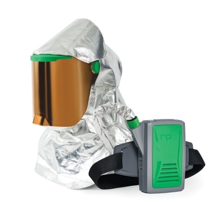 Special price PAPR with Helmet & Radiant Heat Shroud/Visor - RPB Radiant Heat Z-Link with PX5 In Stock