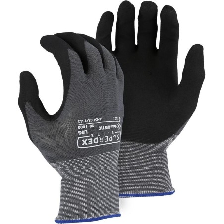 Special price SuperDex Elite Premium Foam Nitrile Majestic Gloves A1 Cut Resistant Just Launched