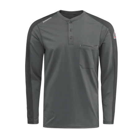 Special price Bulwark - Men's Flex Knit Henley Ready for Shipment