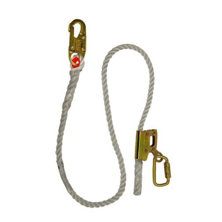 Special price Positioning Rope Lanyards - 6 or 8 ft., Adjustable, Rope Grab, Select Connectors In Stock