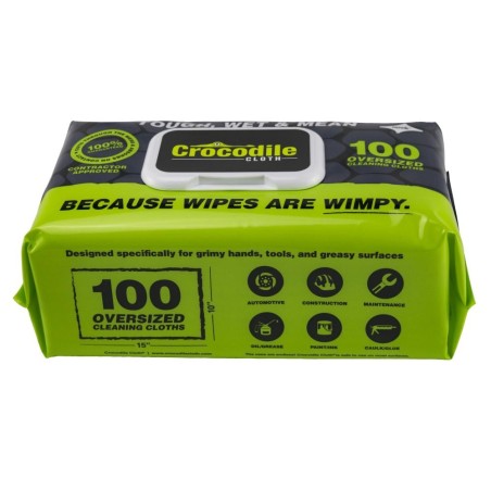 Special price Crocodile Cloth Industrial Wipes (PK 100 Wipes) - Original, Automotive, or Paint Available Now