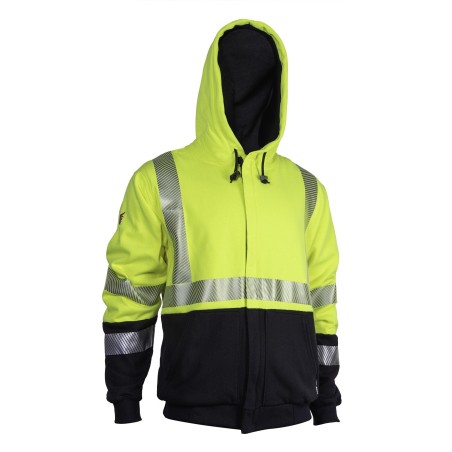 Special price Drifire FR Hi Vis Fleece Lined Hoodies - Pullover & Zip Front - CAT 3