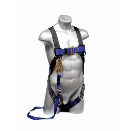 Special price Fall Safety Kit - Safety Harness with 1 Steel D-Ring, 5 or 6 ft. Energy Absorbing Lanyard With Snap Hook - Constru