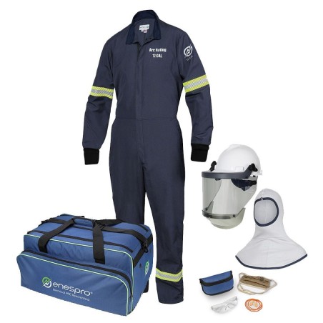 Special price 12 Cal Arc Flash Kit (CAT 2) - AirLite Coverall or Jacket & Bib, Helmet or Shroud Fresh Release