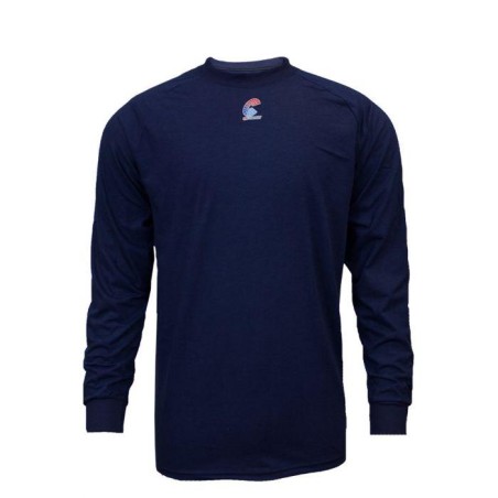 Special price Long Sleeve T-Shirt - Fire (FR) and Arc Flash Resistant, Lightweight, Moisture-Wicking Fabric, Knit Wrists (PK 2 S