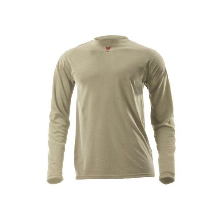 Special price Long Sleeve T-Shirt - Fire (FR) and Arc Flash Resistant, Ribbed Collar, Lightweight Moisture-Wicking